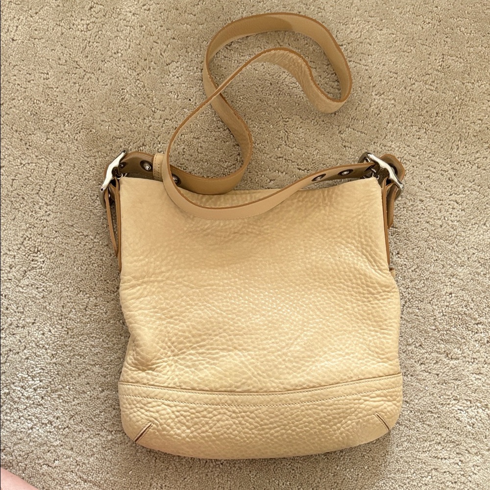 Coach cream crossbody